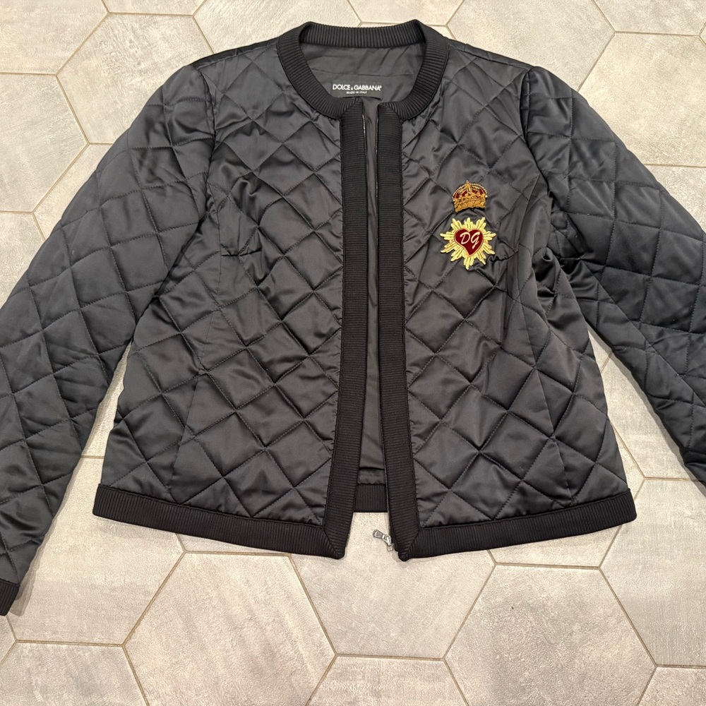 Dolce & Gabbana Quilted jacket, size 46 (or 10), worn